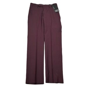 Bar III‎ Skinny Fit Dress Pants Mens 28x29 Burgundy Red Active Bi-Stretch NEW